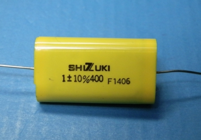 メタライズドポリエステルフィルムコンデンサ|UD40Y104K |TMEシリーズ400V 0.1&mu;F|自己回復機能を備え高信頼性|無誘導構造|