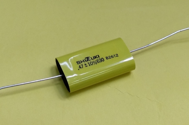 メタライズドポリエステルフィルムコンデンサ|UD63Y474K|TME630V0.47uF|自己回復機能を備え高信頼性|無誘導構造
