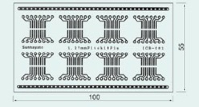 ICB-061、シール基板1.27mmピッチSOP16ピン用。