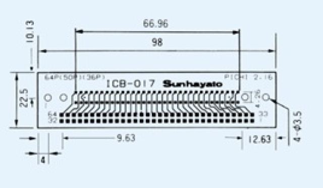 ICB-09 | フラットケーブル用コネクタ変換用