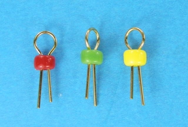 LC-2-G黄|オシロプローブ用チェック用端子|1000個入りパック|金メッキ